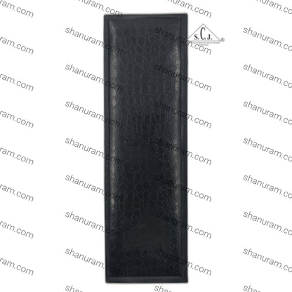 Black Crocodile Texture Large Chain Box