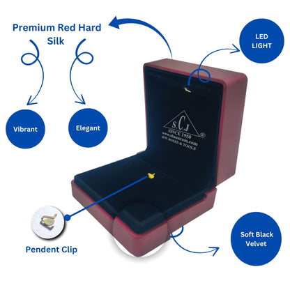 Premium Red Silk Series Pendant LED Light Box