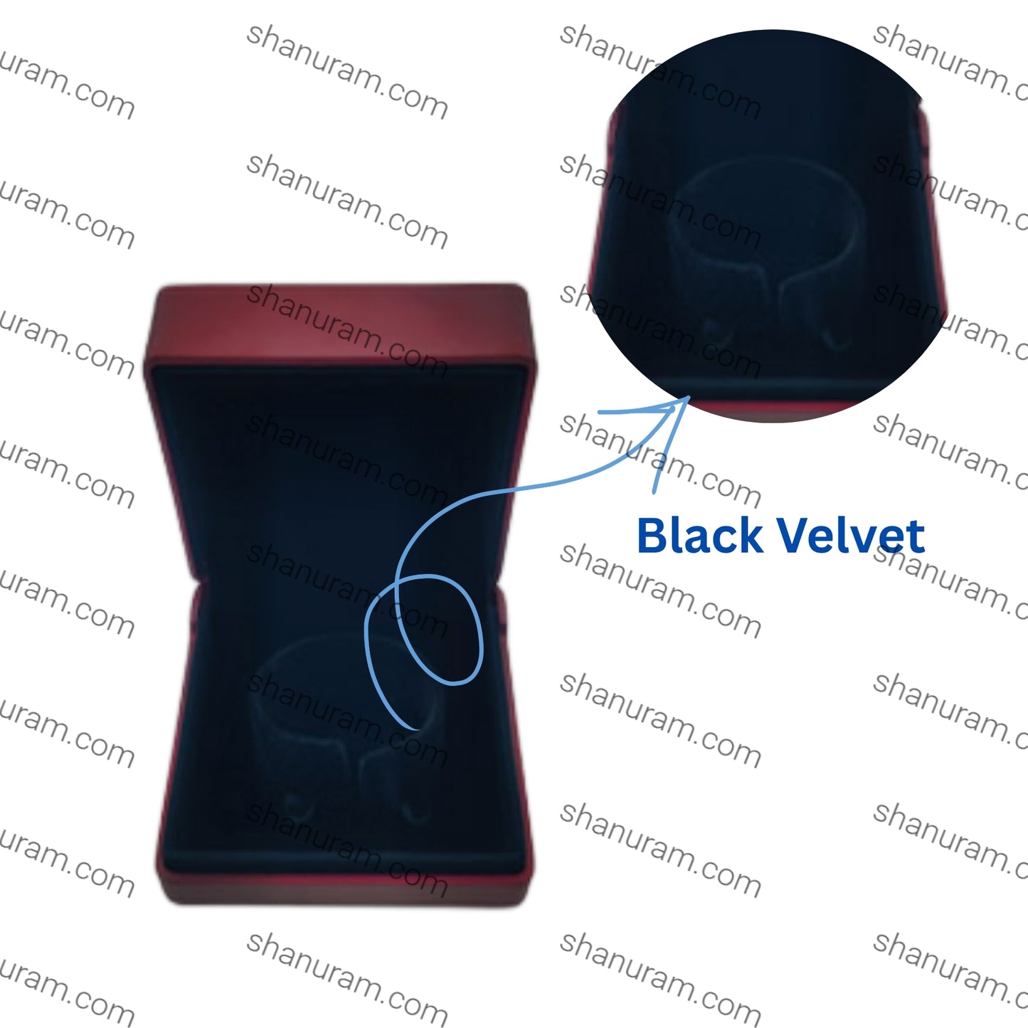 Premium Red Silk Series Single Bangle LED Light Box
