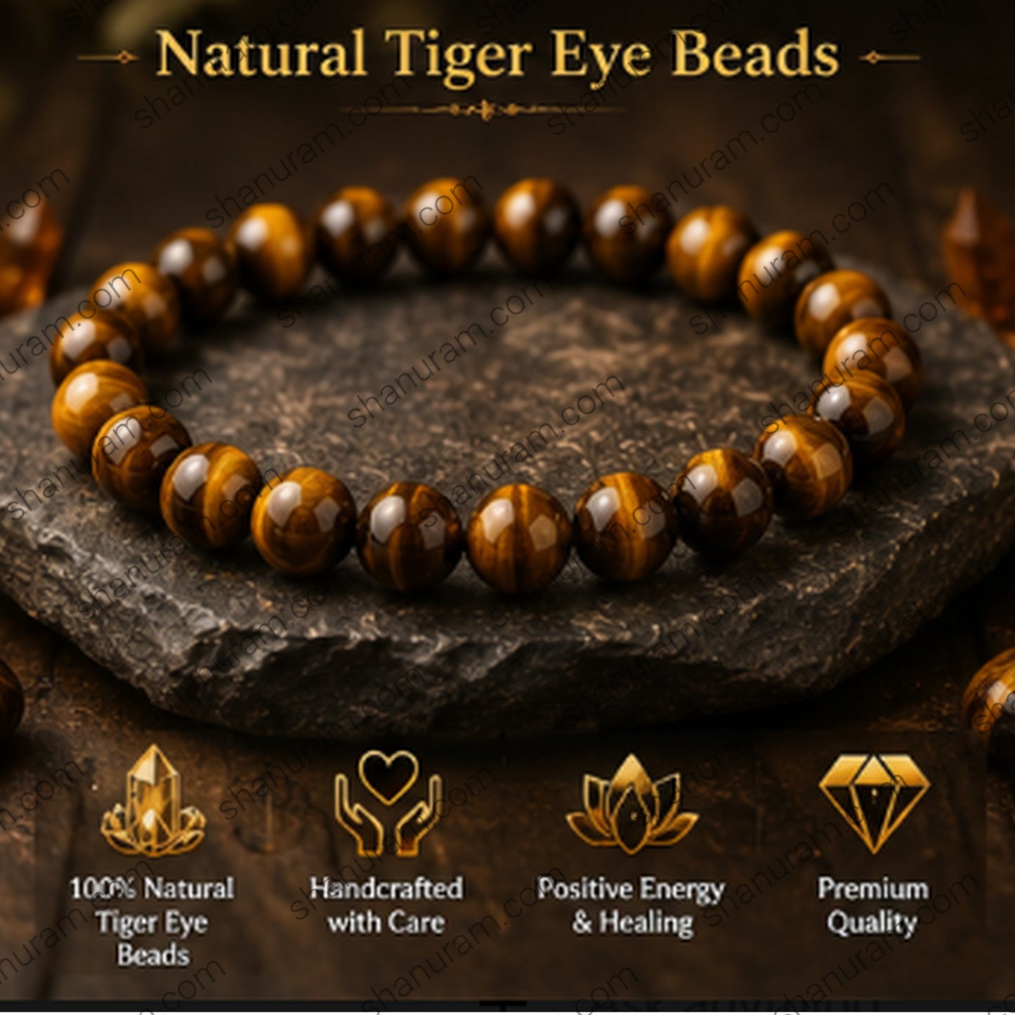 Money Magnet Bracelet for Wealth, Prosperity & Success | Natural Gemstone Crystal Bracelet