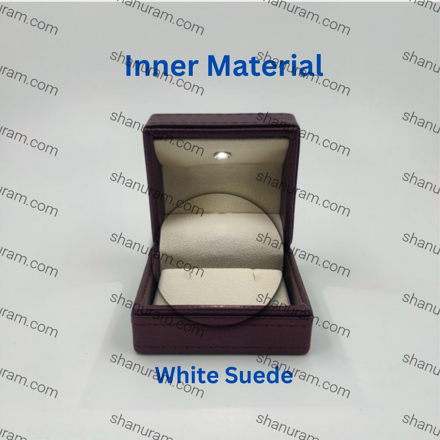 Leather Type Marble Polish Earring/Tops LED Light Box