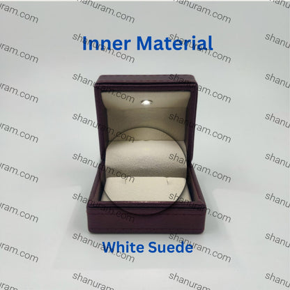 Leather Type Marble Polish Earring/Tops LED Light Box