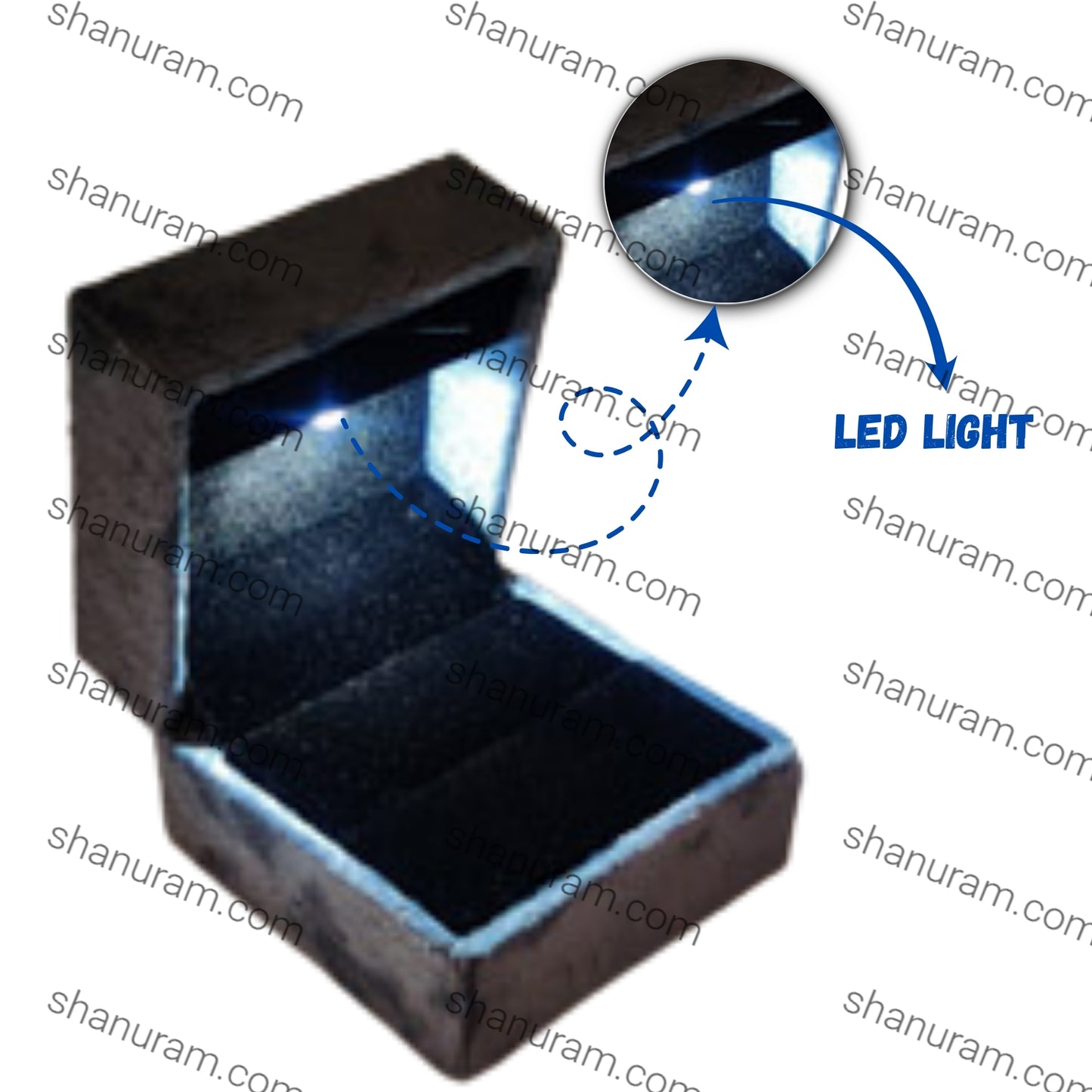 Marble Sea Ring Led Box