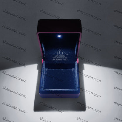 Premium Red Silk Series Earring / tops LED Light box