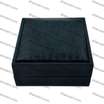 Black Crocodile Texture Pendant Box
