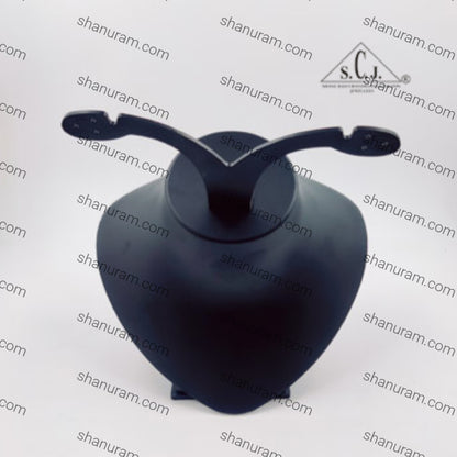 Black Plastic Choker Necklace Earring Jewellery Display Stand