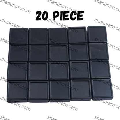 Gem Stone Box Black 20 piece/pack 2*2 (inch)