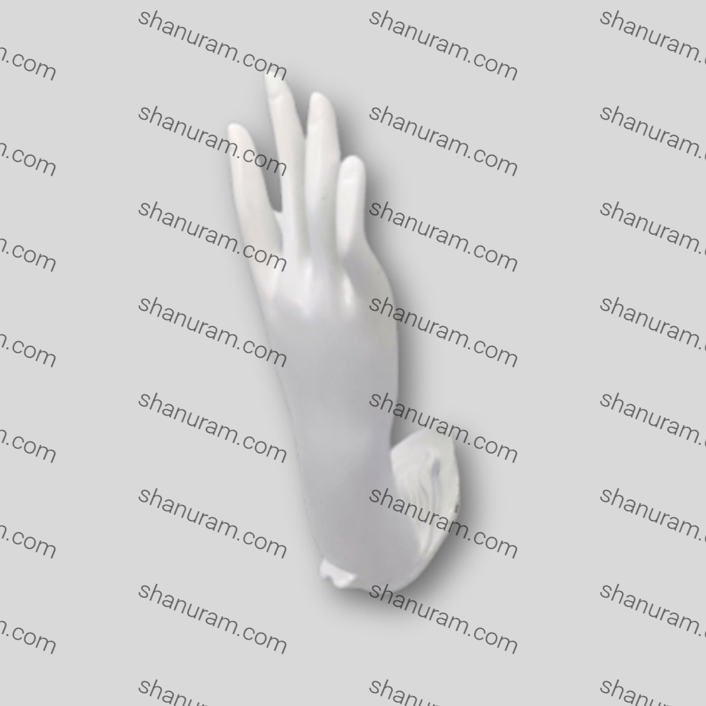 Hand Finger Jewellery Chain Ring Bracelet White Display Stand Holder