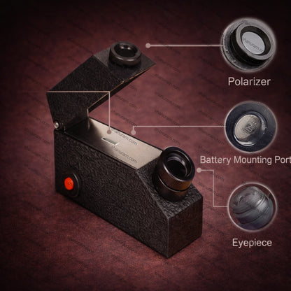 SCJ Digital Gemstone Refractometer for Measuring Refractive Index
