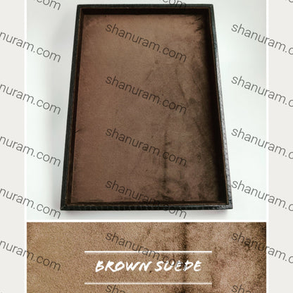 Crocodile Rexine Material Jewellery Display Tray(Large)