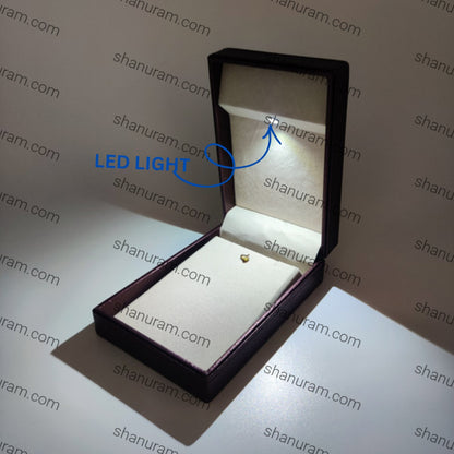 Leather Type Marble Polish Pendant Set LED Light Box