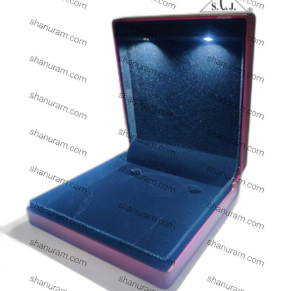Premium Red Silk Series Small Necklace Set LED Light Box