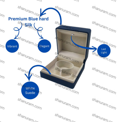 Premium Blue Silk Series Single Bangle LED Light Box