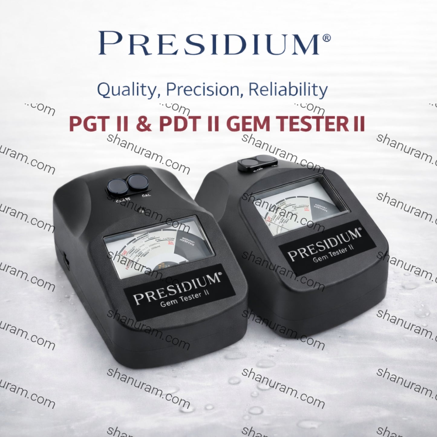 PRESIDIUM (Quality Precision Reliability) PGT II & PDT II GEM TESTER II