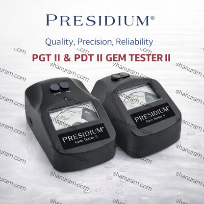 PRESIDIUM (Quality Precision Reliability) PGT II & PDT II GEM TESTER II