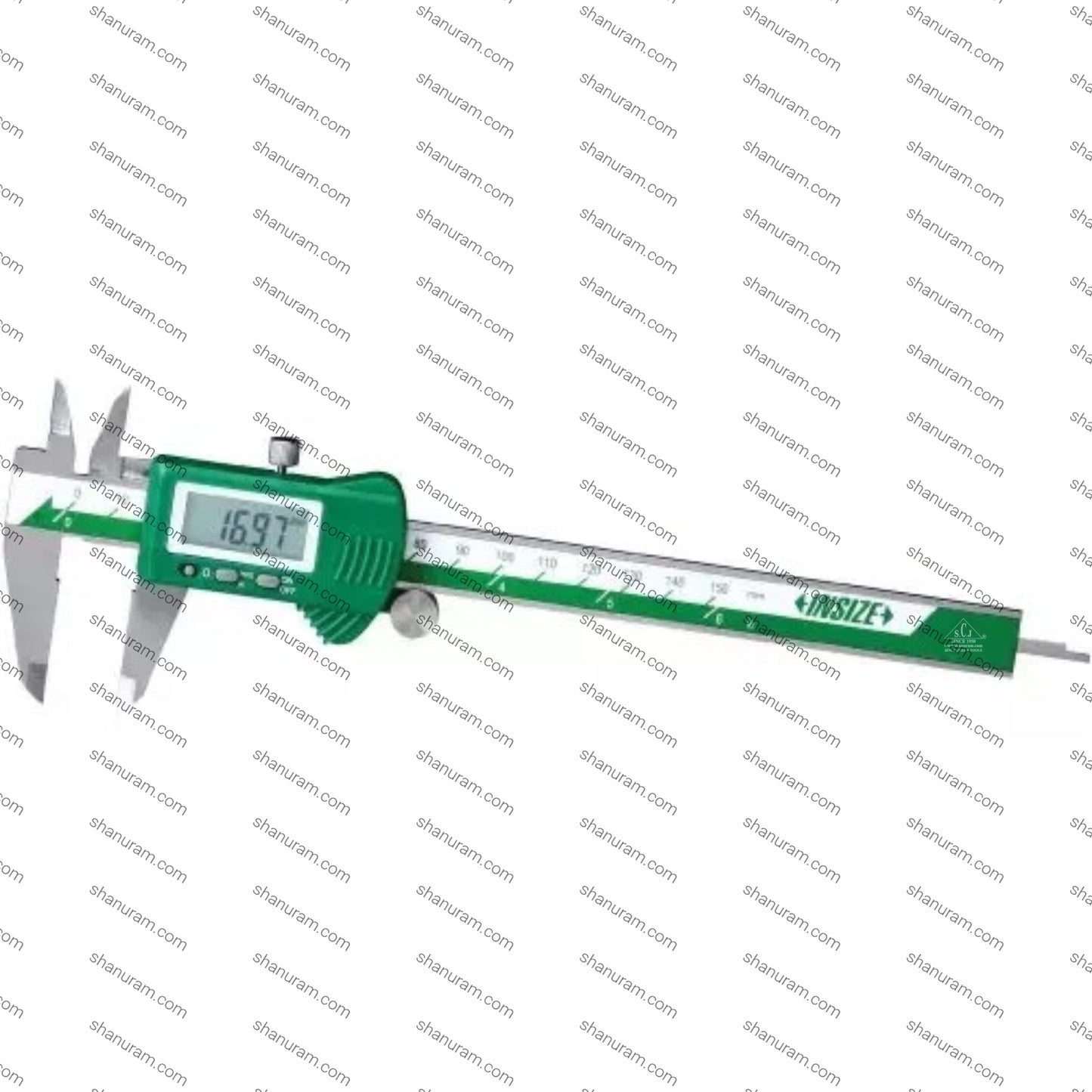 Insize Digital Vernier Caliper 150mm (6 Inch) – Stainless Steel Electronic Measuring Tool with LCD Display & Protective Case