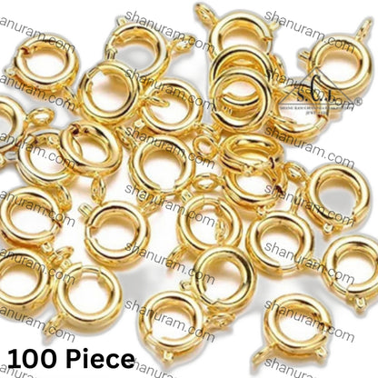 SCJ 6mm Open Spring Ring Round | Nickle