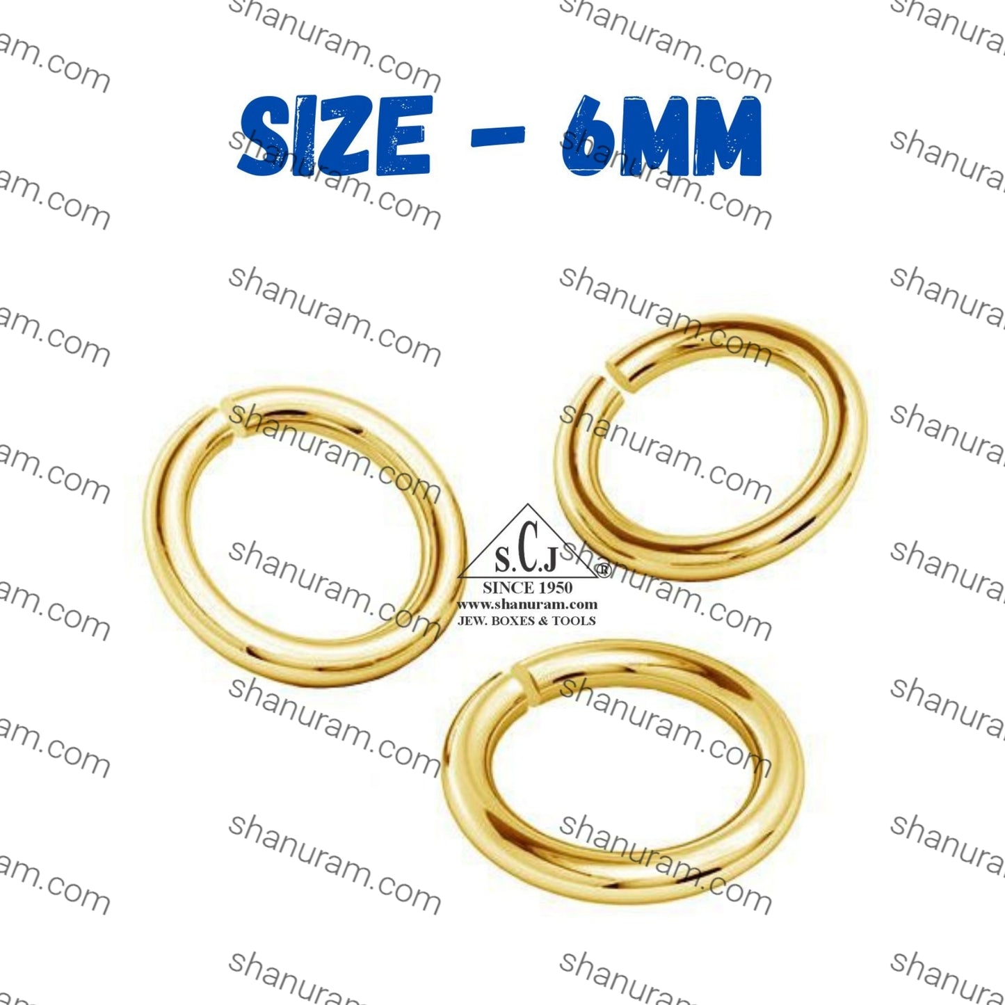 SCJ Open Jump Rings, 100g