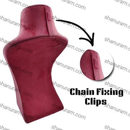 Dummy Pink Suede Necklace Stand with Curve