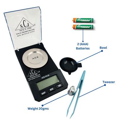 ACE FN-50 Professional Digital Weighing Scale | Pocket Scale | Jewellery Pocket Weighing Scale