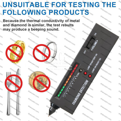 Professional Diamond Tester Pen – Portable High-Accuracy Gemstone Detector for Jewelers