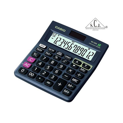 Casio MJ-120D 150 Steps Check and Correct Desktop Calculator with Tax Keys