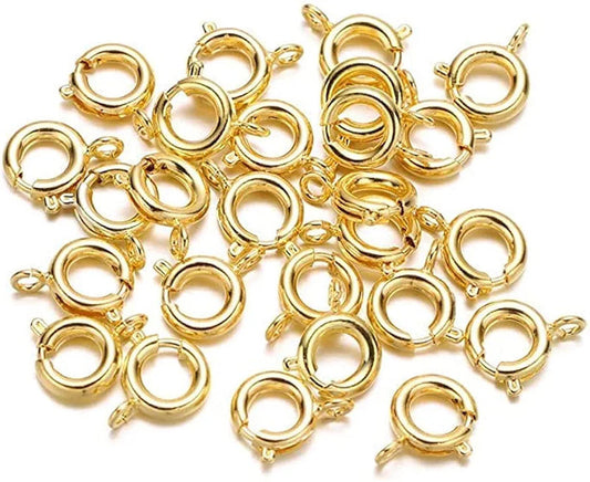 SCJ 6mm Open Spring Ring Round | Nickle