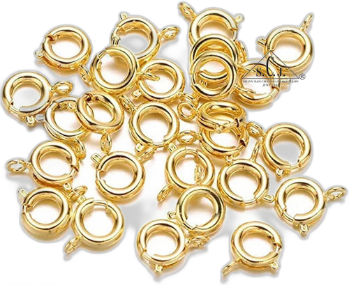 SCJ 6mm Open Spring Ring Round | Nickle