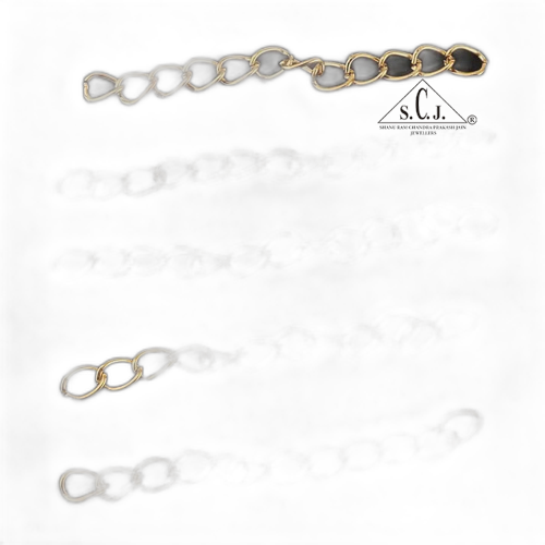 SCJ Metal Necklace/ Bracelet Extender Chain Set