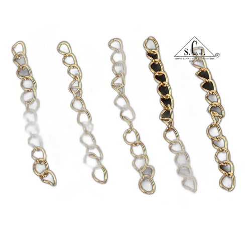 SCJ Metal Necklace/ Bracelet Extender Chain Set