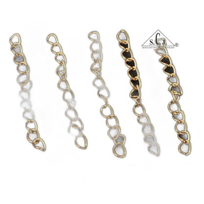 SCJ Metal Necklace/ Bracelet Extender Chain Set