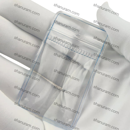 Hard Zip Lock Pouch – 100 Piece Pack (3x4 cm) | Mini Resealable Storage Bags