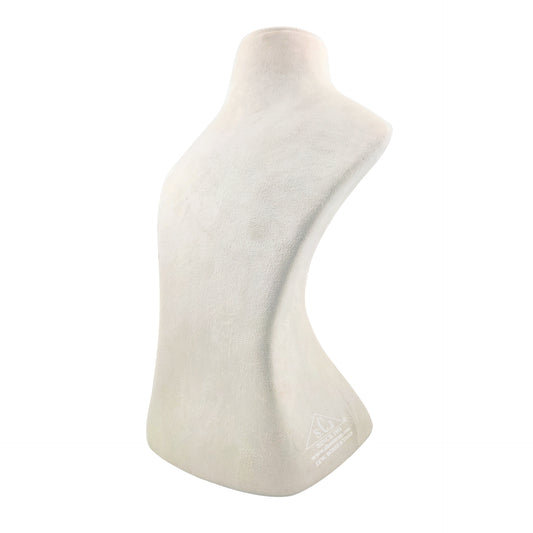 Dummy Cream Suede Stand for Necklace with curve