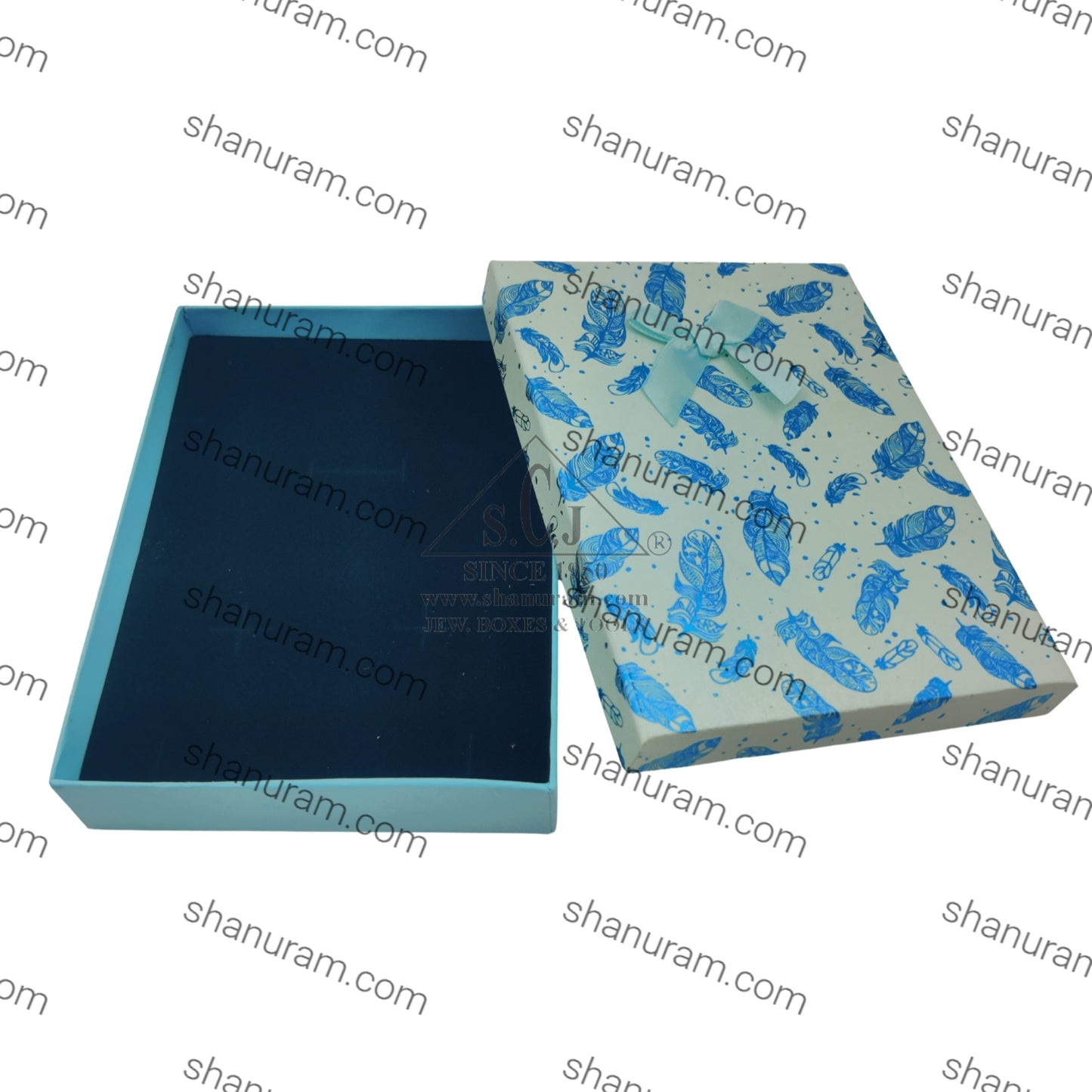 Leaf Printed Jewellery Gift Boxes (6 Pieces Pack) – Multipurpose Jewellery Packaging