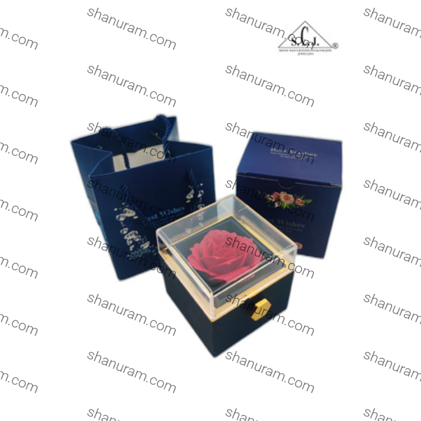 SCJ Pendant Flower Jewellery Box