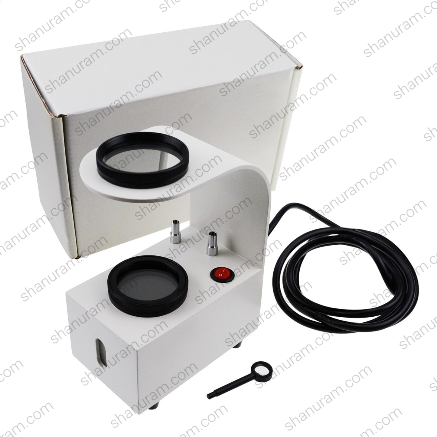 Desktop Polariscope with Built-in LED Light | Gemstone Identification Tool