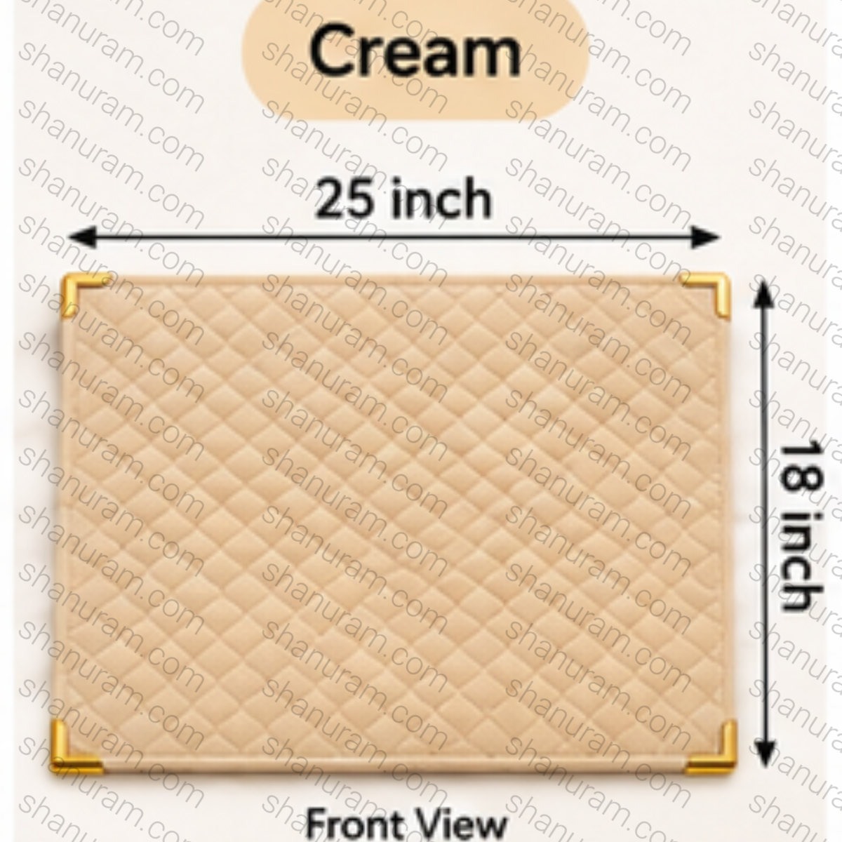 SCJ Premium Suede Jewellery Display Counter Cloth 18 x 25 Inches with Metal Corners | Jewellery & Gemstone Display Mat