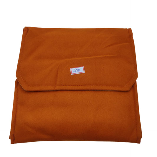 Rust Brown Velvet Rings Folder | Premium Ring Storage Case