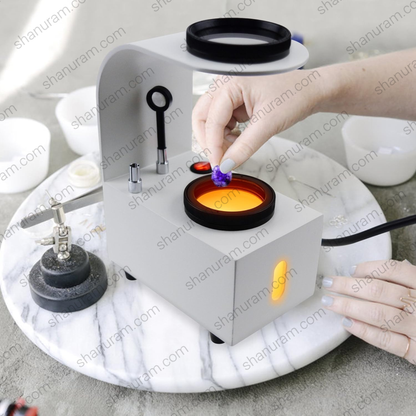Desktop Polariscope with Built-in LED Light | Gemstone Identification Tool