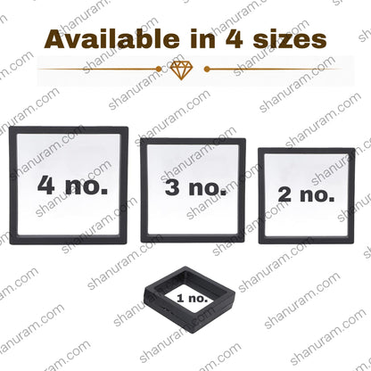 2 No. | Jewelry Protection Film Box Pack of 100 | Film Box | Jelly Membrane Floating Display Case | 7 x 7