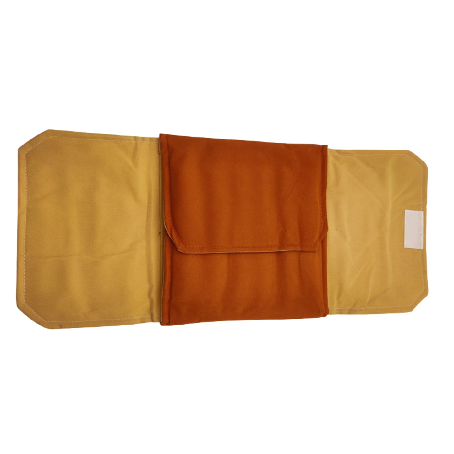 Rust Brown Velvet Rings Folder | Premium Ring Storage Case