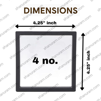 4 No. | Jewelry Protection Film Box Pack of 100 | Film Box | Jelly Membrane Floating Display Case | 11 x 11