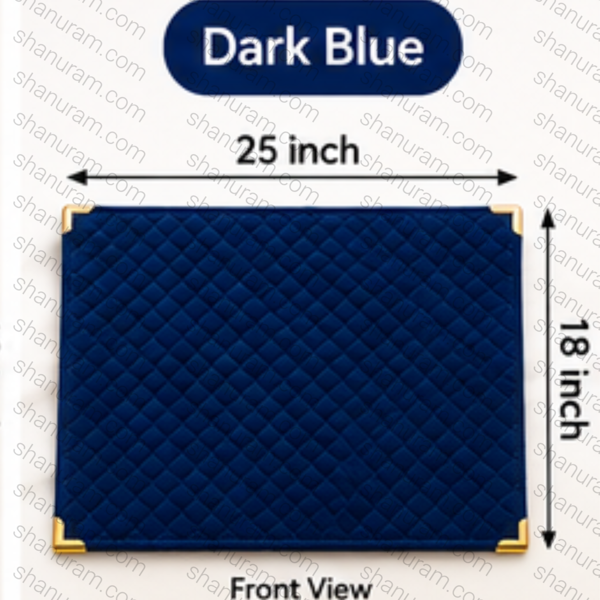 SCJ Premium Suede Jewellery Display Counter Cloth 18 x 25 Inches with Metal Corners | Jewellery & Gemstone Display Mat