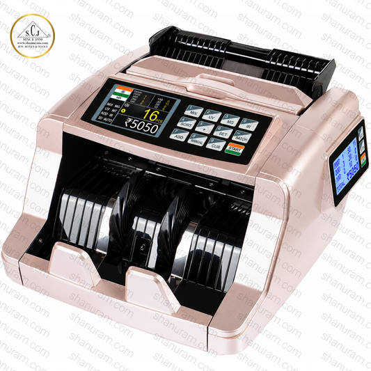 SCJ LT1000 Mix Value Currency Counting Machine with Fake Note Detection | UV, MG & IR