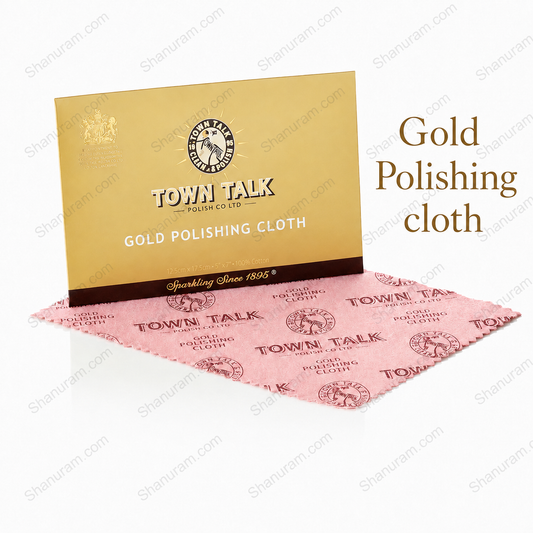 Town Talk Gold Polishing Cloth | Clean & Shine Gold Jewellery - 30x45cm