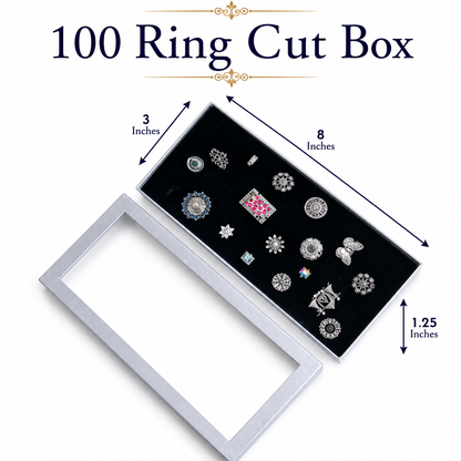 Premium Display Stock Box for Jewellery Display | Hard Cardboard Multipurpose Display Box | Custom Branding Available
