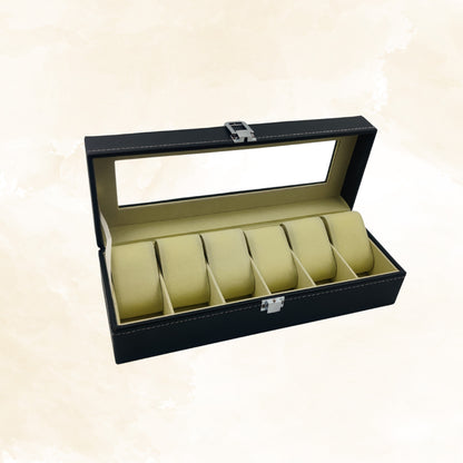Premium Yellow Cushion Watch Display Box