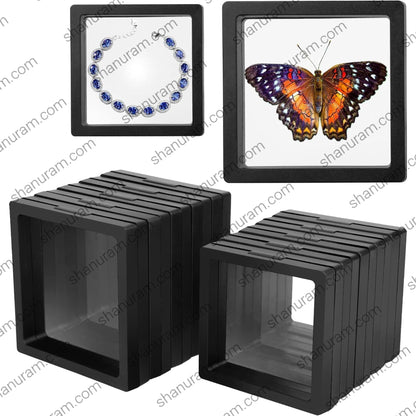 2 No. | Jewelry Protection Film Box Pack of 100 | Film Box | Jelly Membrane Floating Display Case | 7 x 7