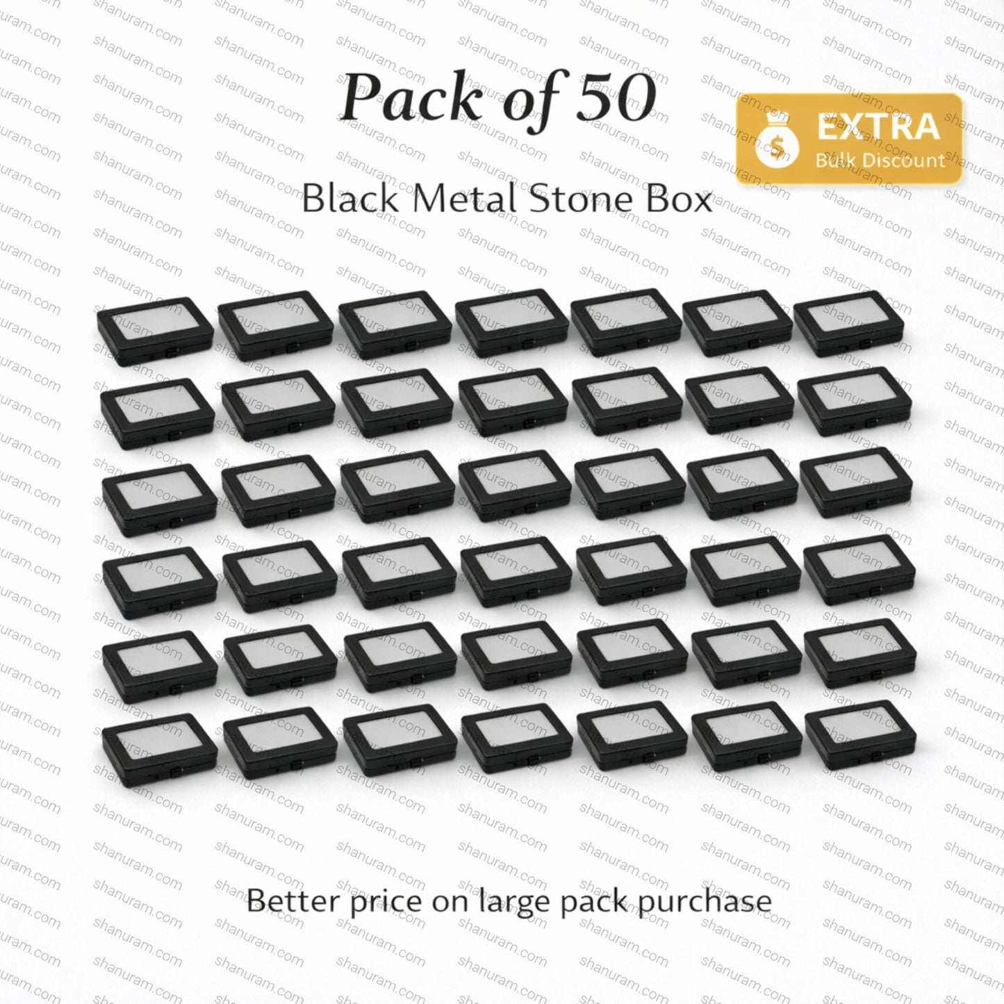 Metal Stone Box Size: 2″ × 3″ | Premium Storage Box