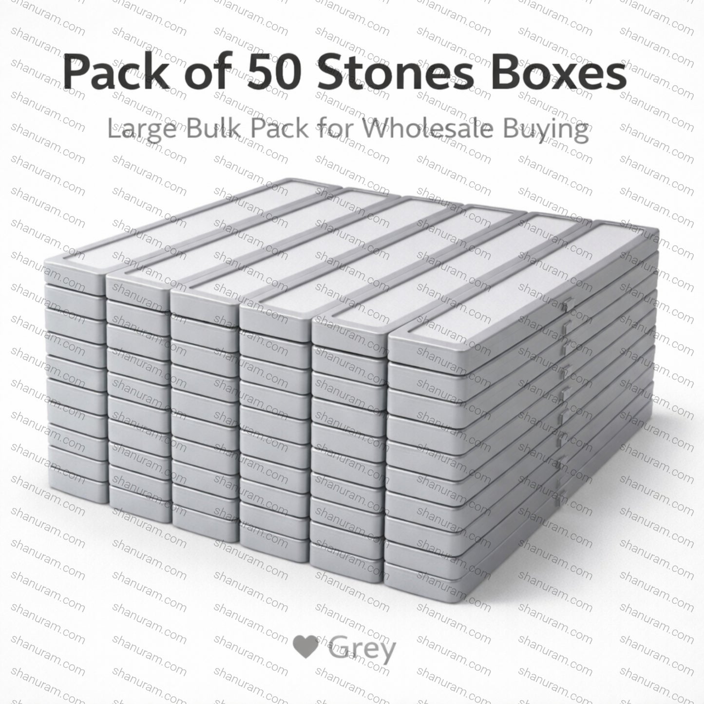 Metal Stone Box Size: 8" x 2"